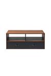 Teamson Home Henry Wooden Coffee Table & Storage, Modern Rectangular End Table thumbnail 5