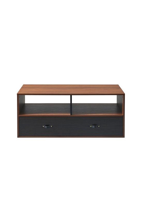 Teamson Home Henry Wooden Coffee Table & Storage, Modern Rectangular End Table 5