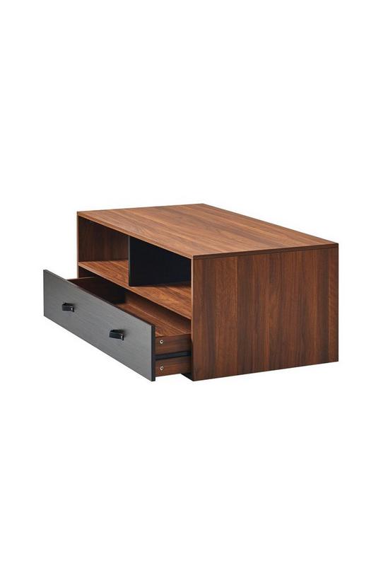 Teamson Home Henry Wooden Coffee Table & Storage, Modern Rectangular End Table 6