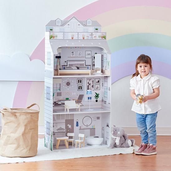 Teamson Kids Olivia's Little World Deluxe Wooden Doll House for 12" Dolls 2