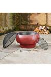Teamson Home Garden Small, Round Wood Burning Fire Pit, Outdoor Furniture Chimenea thumbnail 5