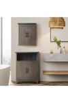 Teamson Home Russell Wooden Bathroom Free Standing Storage Cabinet thumbnail 3