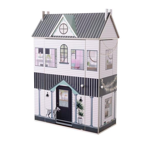 Teamson Kids Olivia's Little World Openable Wooden Doll House for 12" Dolls 1