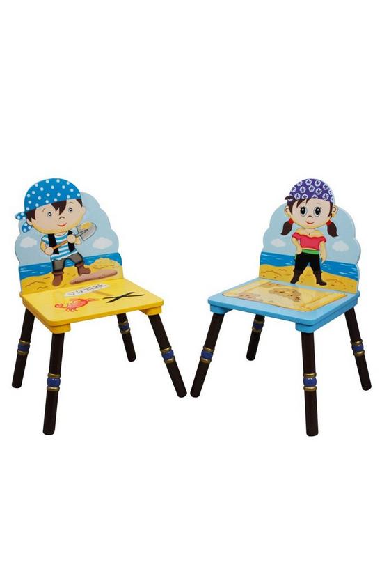 Teamson Kids Fantasy Fields Childrens Kids Toddler Wooden 2 Chair Set (No Table) 2