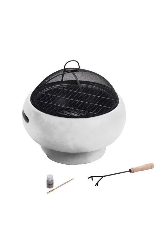 Teamson Home Garden Small, Round Wood Burning Fire Pit 5