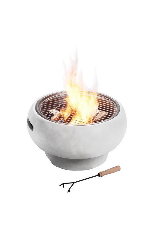Teamson Home Garden Small, Round Wood Burning Fire Pit 6