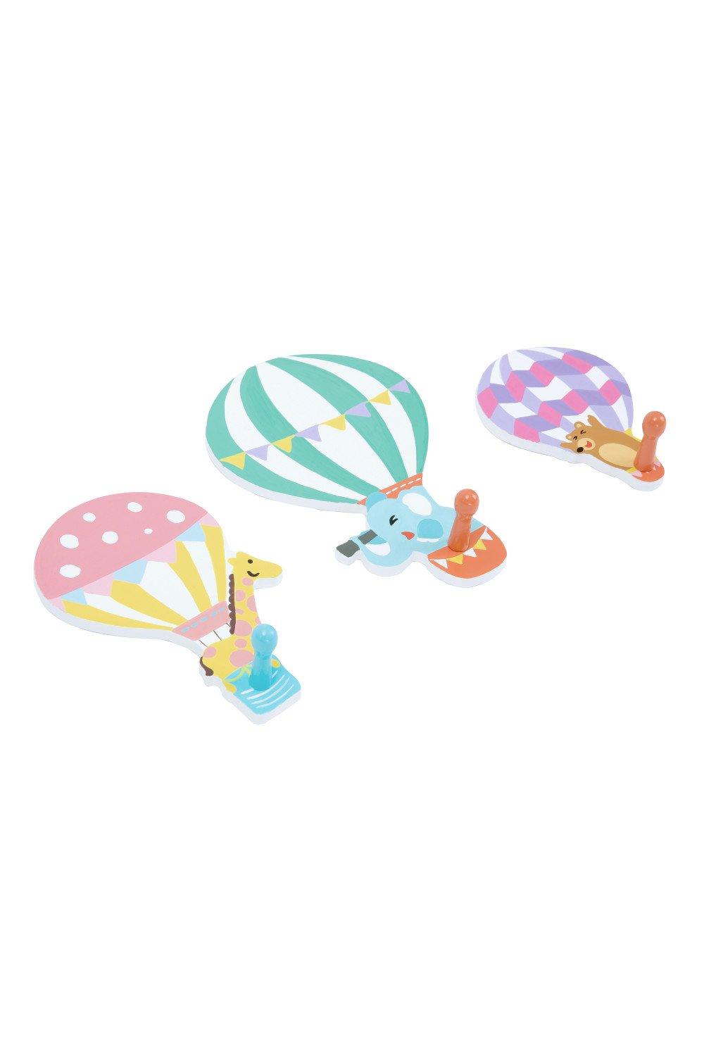  Fantasy Fields - Hot Air Balloon Set of 3 Wall Hook