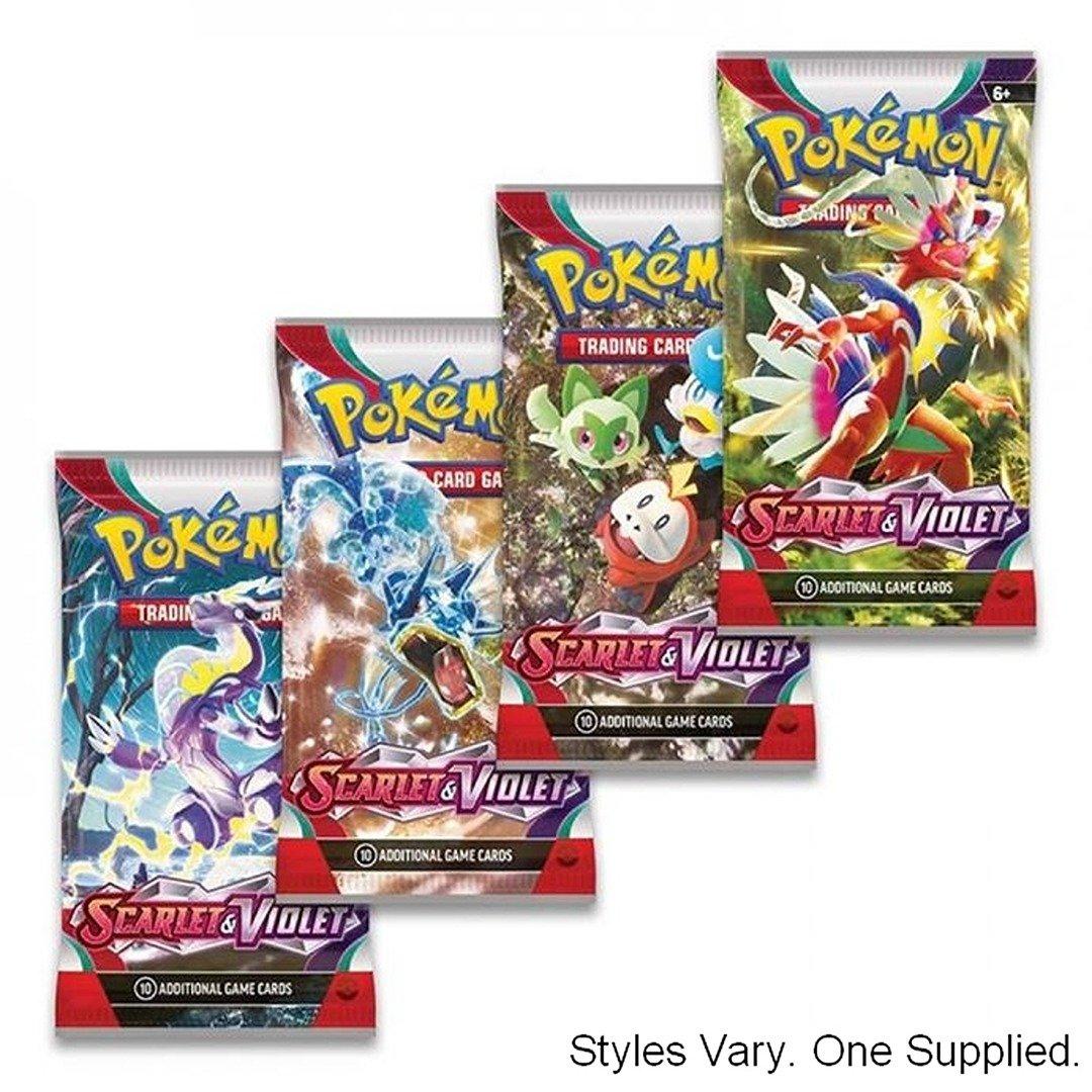Pokemon TCG: Scarlet & Violet Booster Pack (Styles Vary, One Supplied)