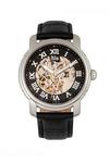 Reign Kahn Automatic Skeleton Leather-Band Watch thumbnail 1