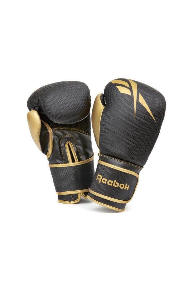 Reebok Boxing Gloves - Black and Gold|Size: 10oz|black