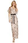 Adrianna Papell Floral Sequin Gown thumbnail 4