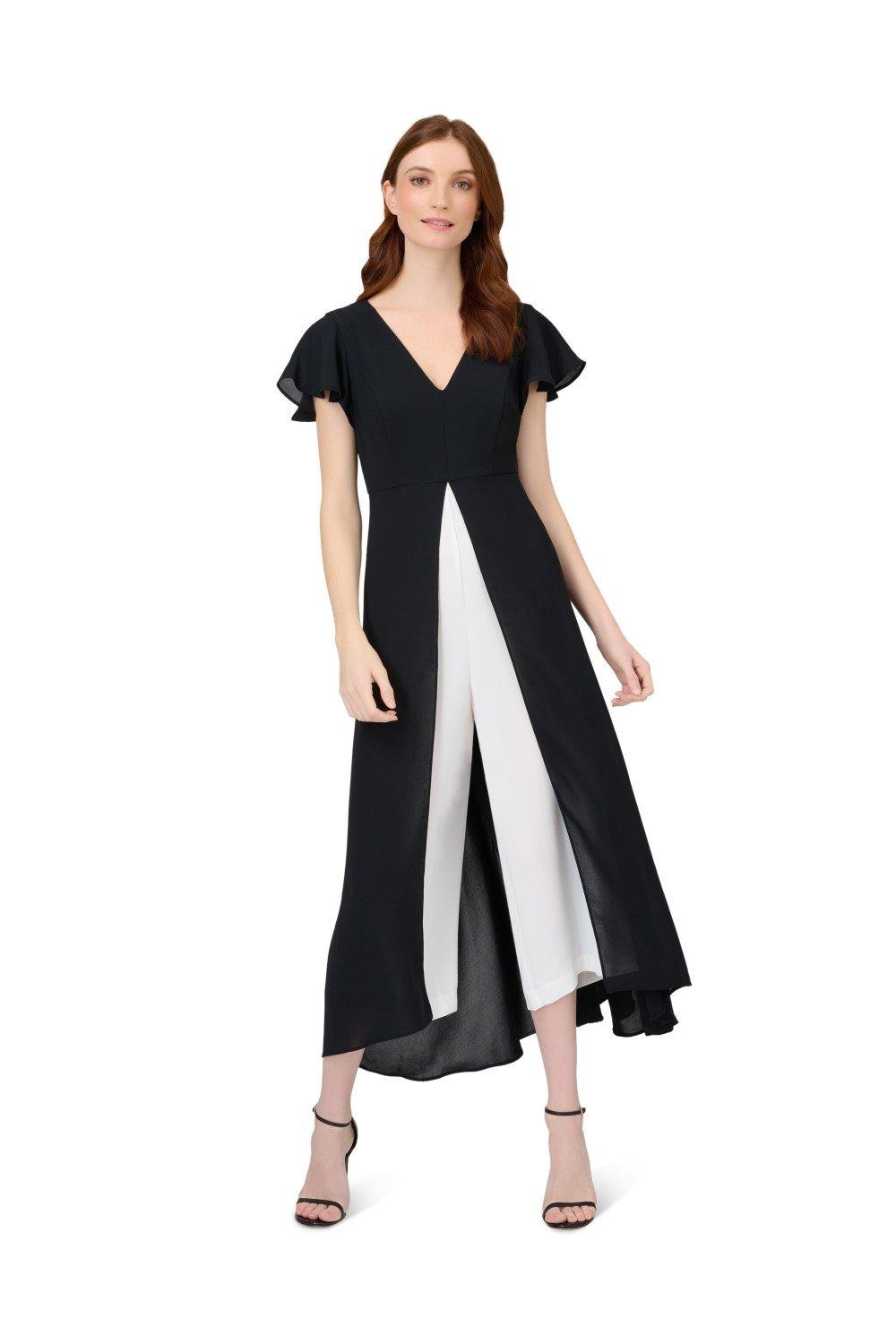 Jumpsuits Gauzy Crepe Jumpsuit Adrianna Papell