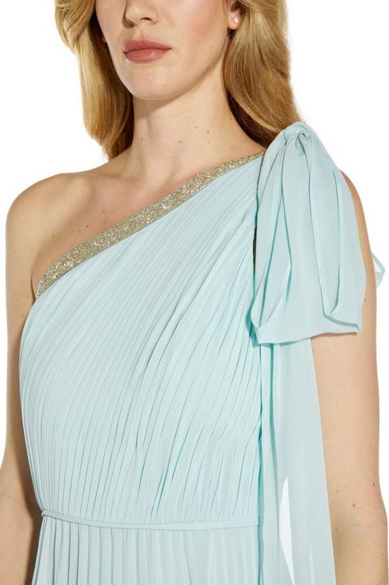 Adrianna Papell Pleated Chiffon Gown 2