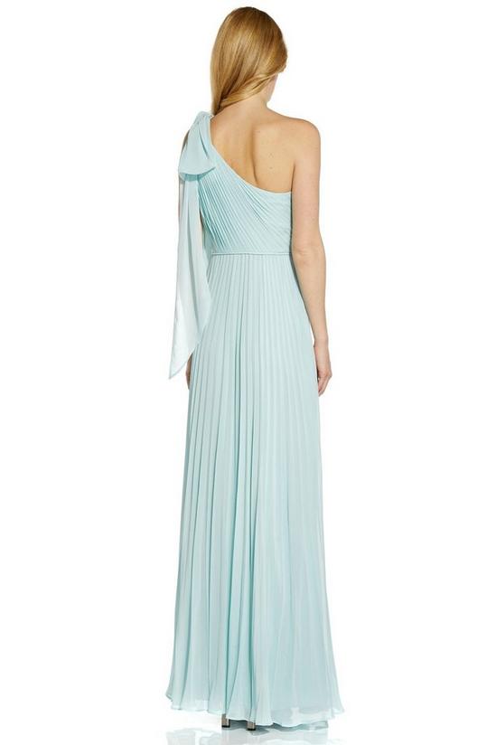 Adrianna Papell Pleated Chiffon Gown 3