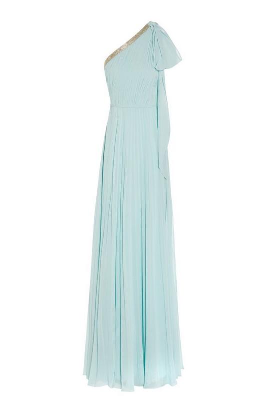 Adrianna Papell Pleated Chiffon Gown 5