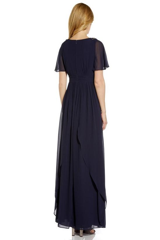 Adrianna Papell Embellished Chiffon Gown 3