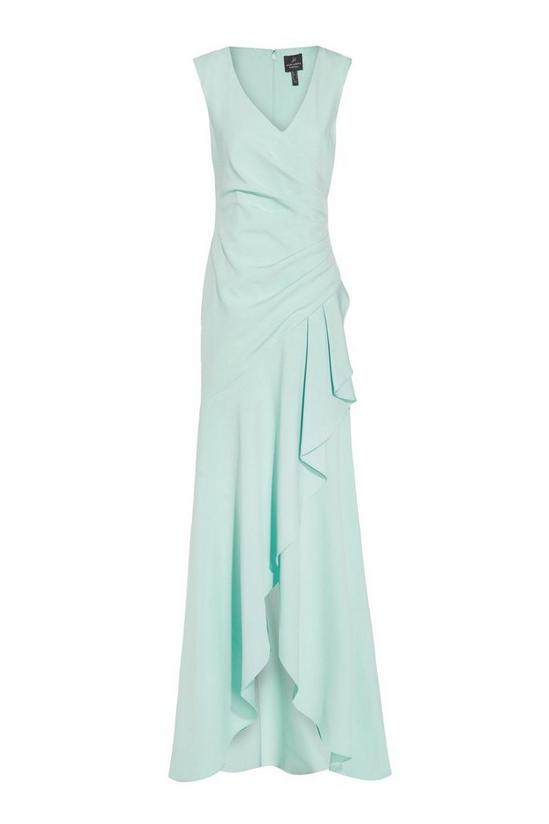 Adrianna Papell Crepe Surplice Gown 5