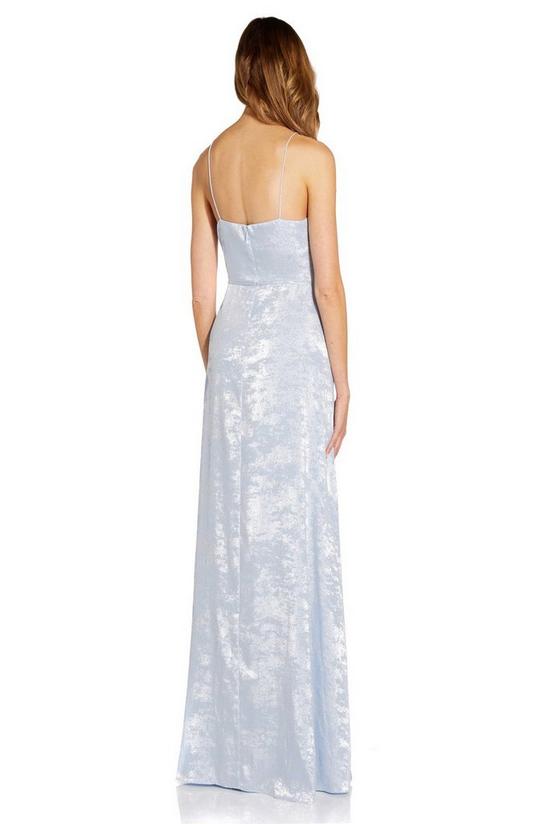 Adrianna Papell Shimmer Cowl Gown 3