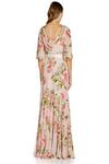 Adrianna Papell Floral Chiffon Gown thumbnail 3