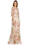 Adrianna Papell Floral Chiffon Gown thumbnail 4