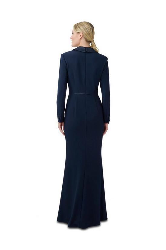 Adrianna Papell Crepe Tuxedo Gown 3