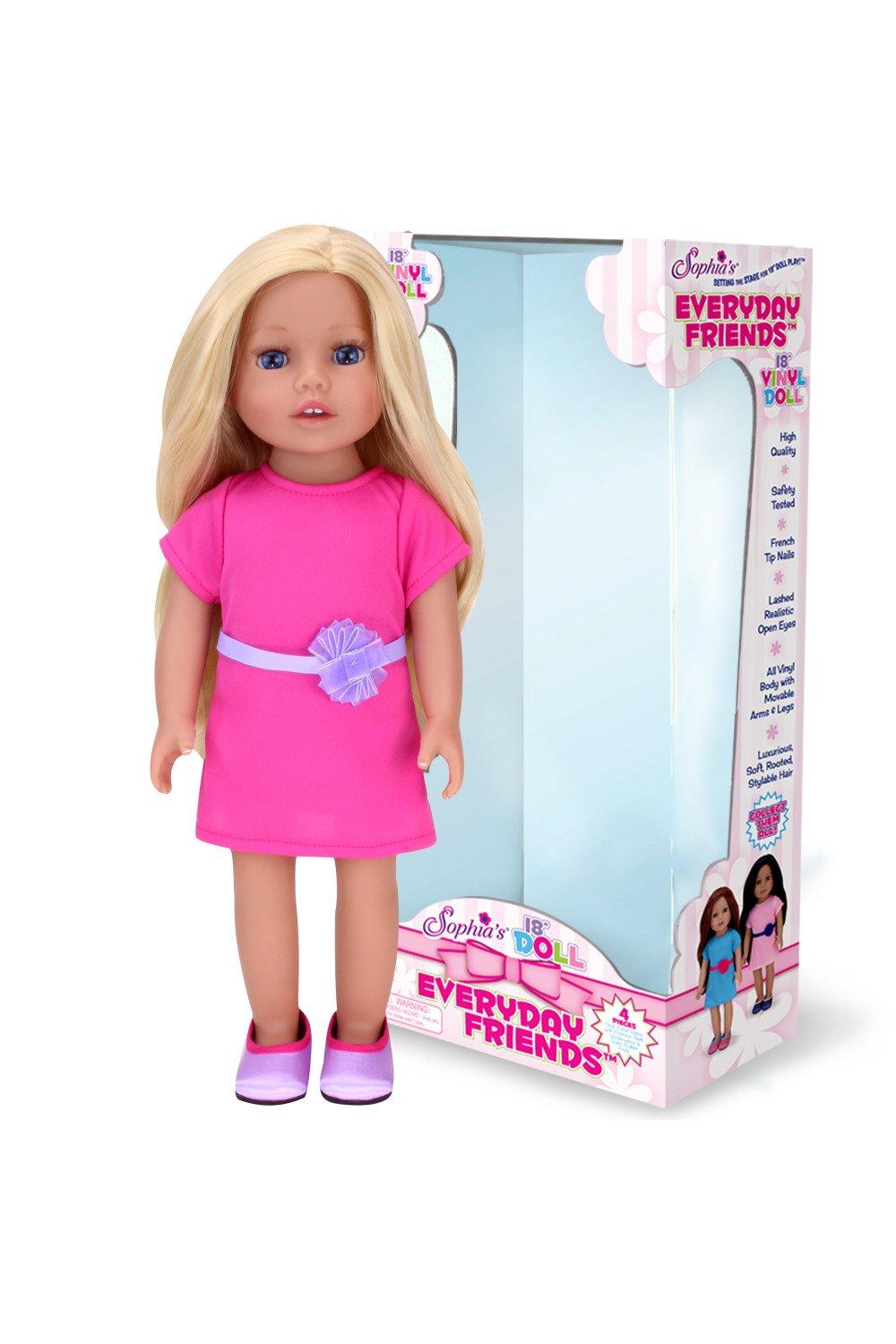 Sophia’s - 18" Baby Doll with Blonde Hair & Accessories