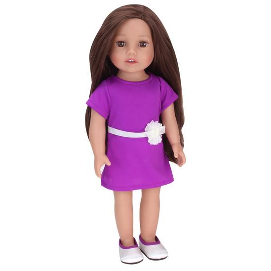 Teamson Kids Sophia's - 18" Baby Doll  with Brunette Hair & Accessories 3