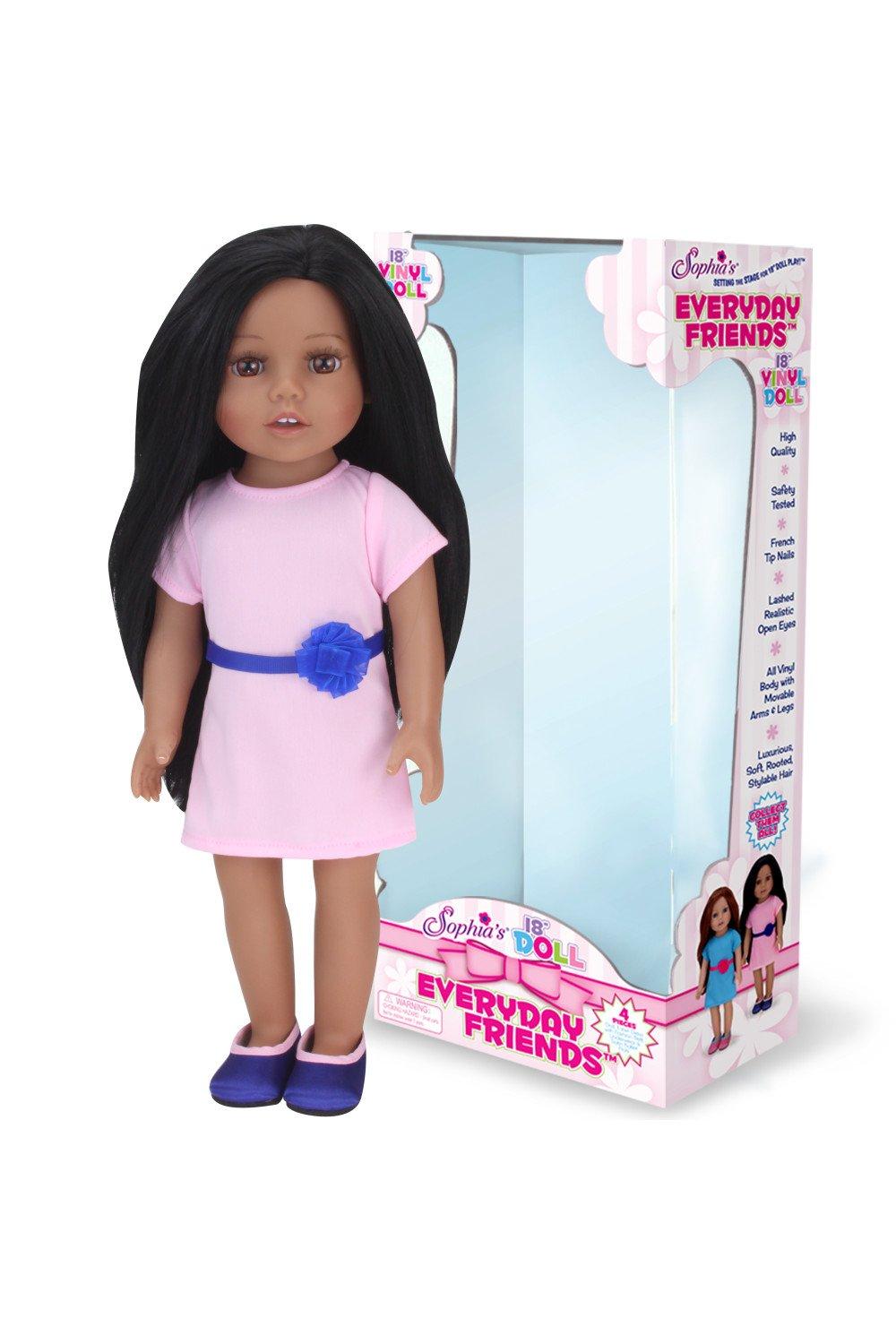 Sophia’s - 18" Doll "Brooklyn" with Brunette Hair & Accessories
