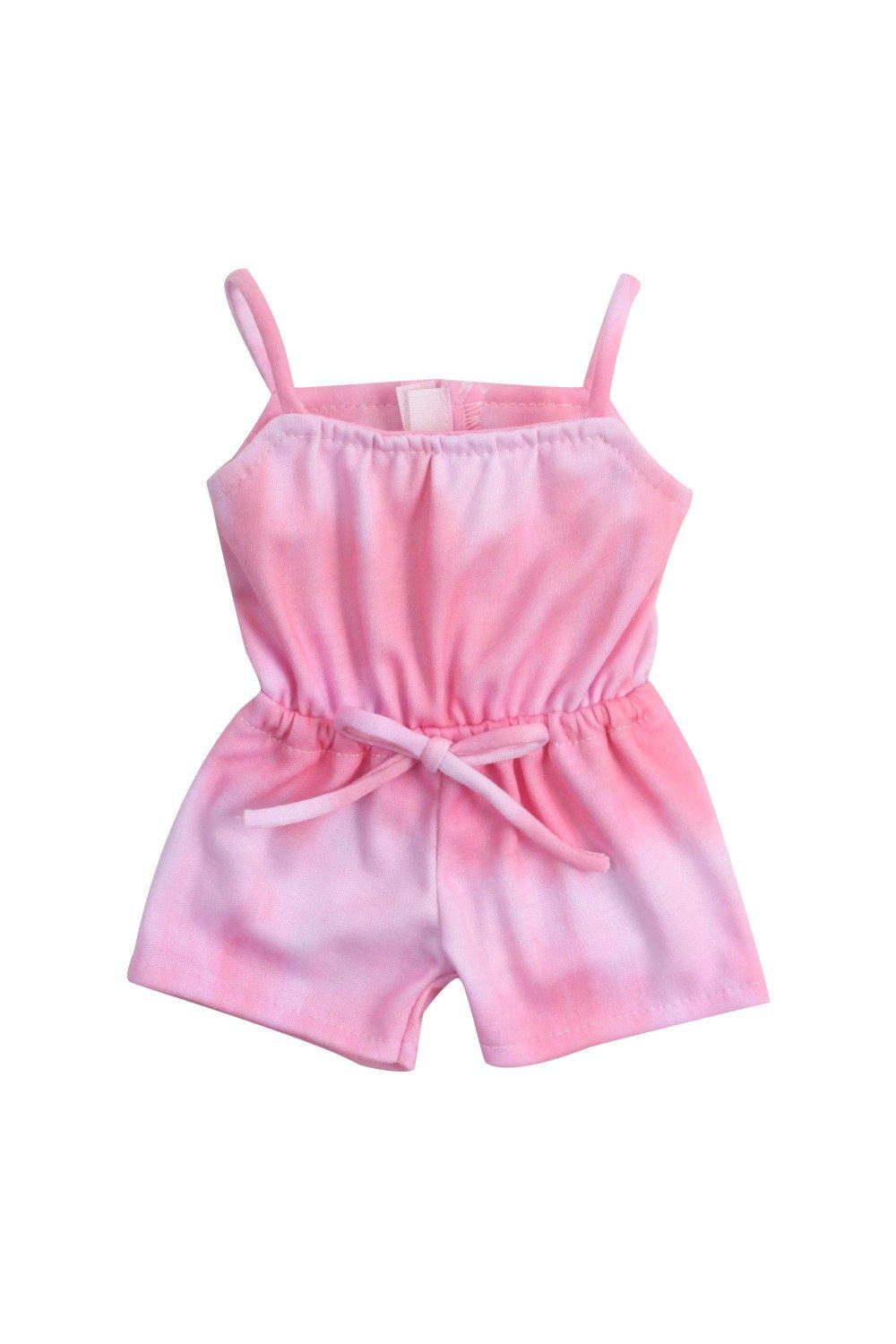 Sophia’s  18" Doll Pink Tie Dye Romper Playsuit, Doll Clothing