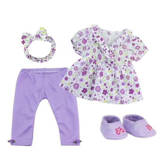 Teamson Kids Sophia’s, 15" Doll Floral Dress & Accessories 5
