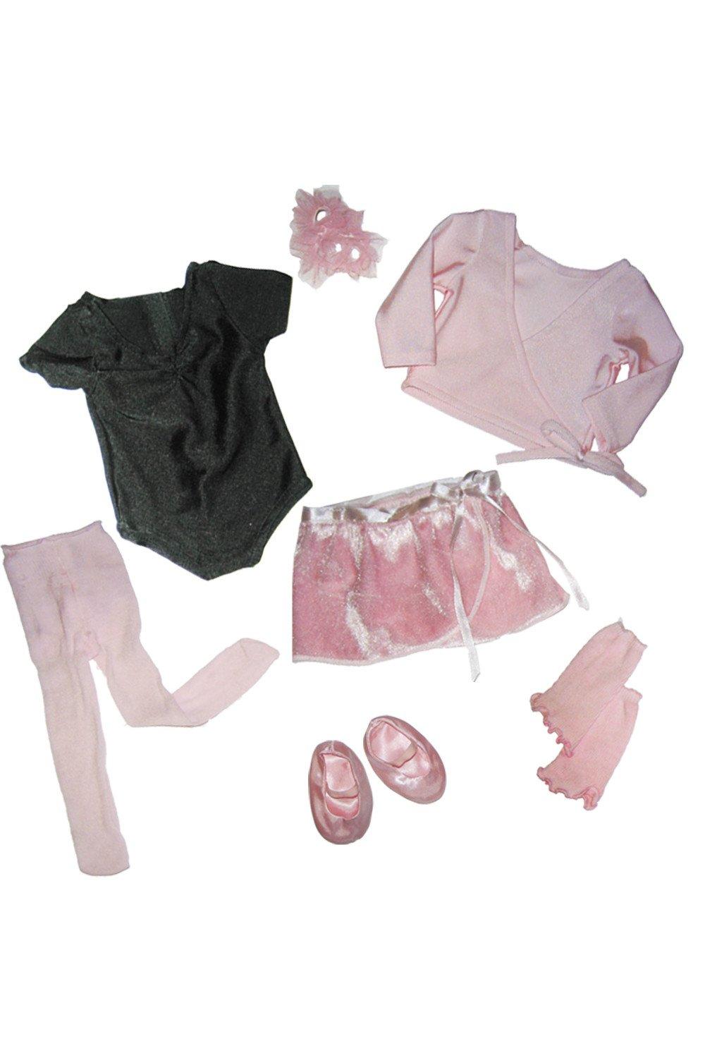 Sophia’s  7 Piece 18" Baby Doll Ballerina Outfit with Shoes Set