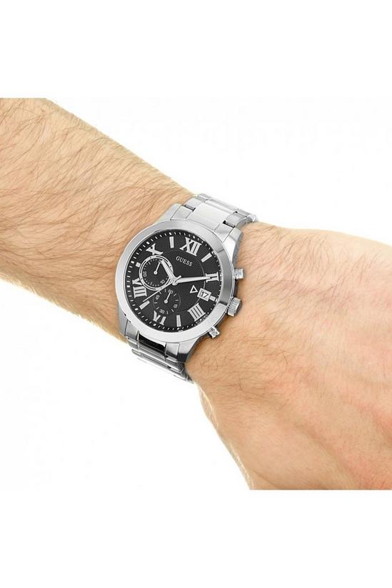 Guess Atlas Stainless Steel Fashion Analogue Quartz Watch - W0668G3 2