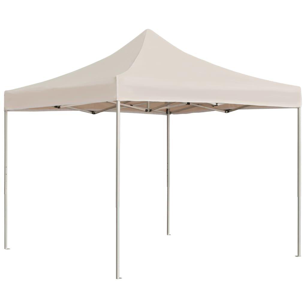 Professional Folding Party Tent Aluminium 3x3 m Cream