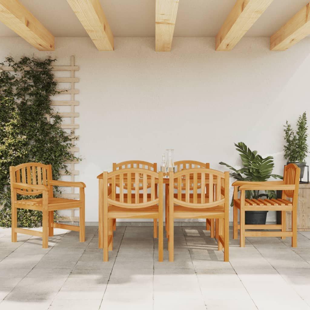 Garden Chairs 6 pcs 58x59x88 cm Solid Wood Teak