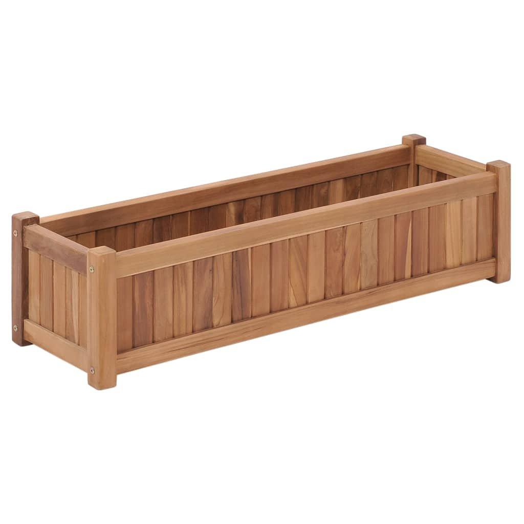 Raised Bed 100x30x25 cm Solid Teak Wood