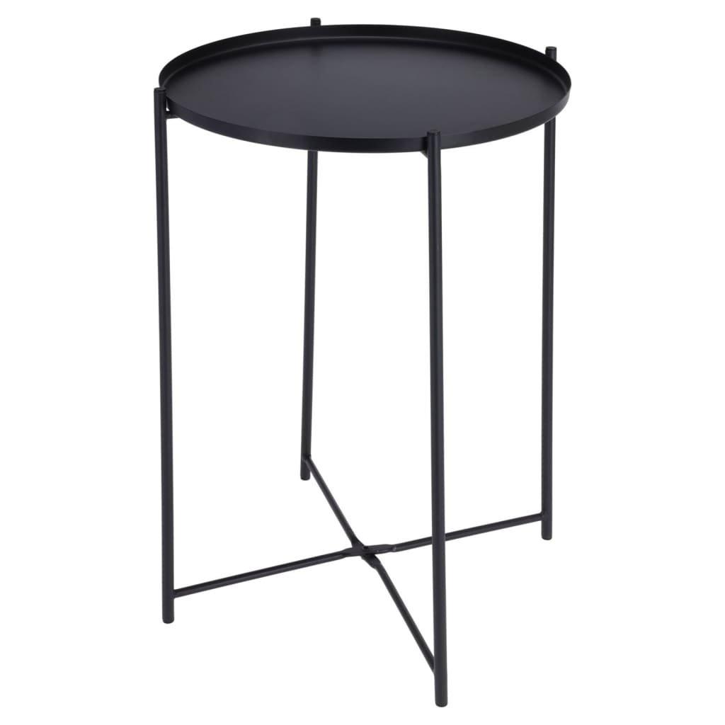 ProGarden Side Table Round 35x47 cm Black