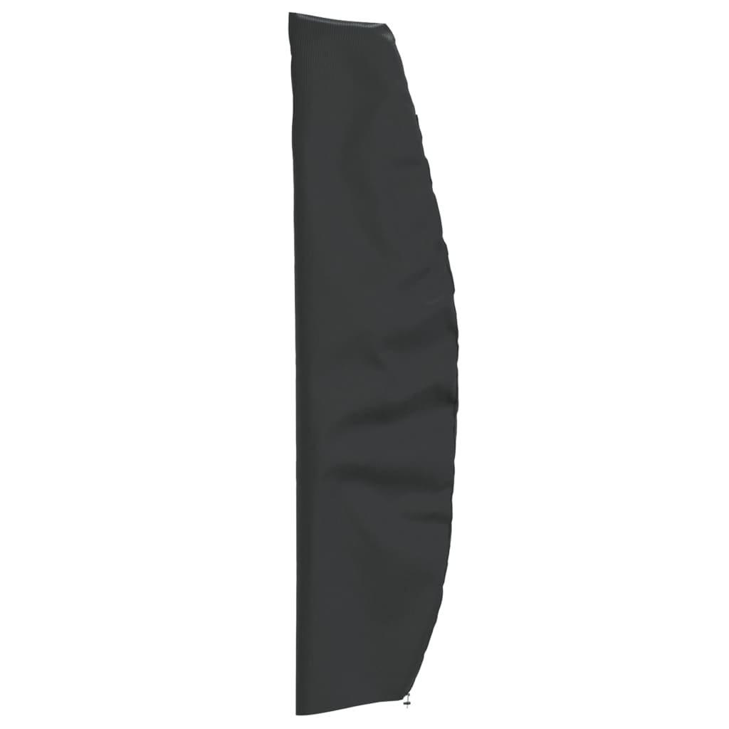 Garden Umbrella Cover Black 265x50/70/40 cm 420D Oxford
