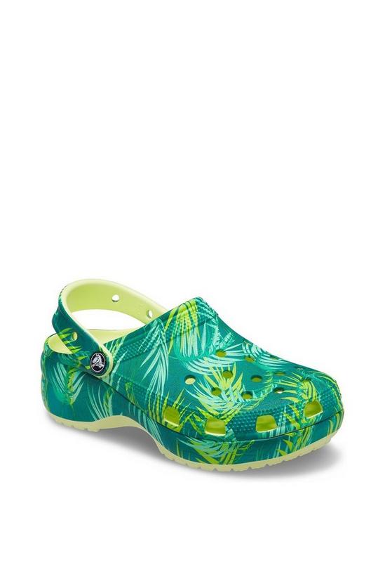 Crocs 'Platform Tropical' Slip On Shoes 1