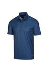 Greg Norman 'Microlux' ML75 Iron Print Golf  Polo Shirt thumbnail 1