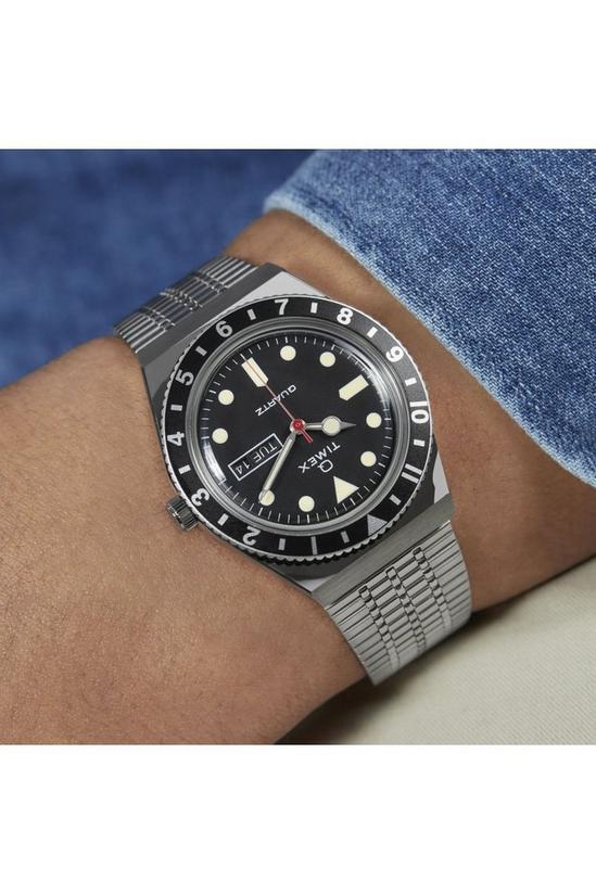 Timex Q Diver Stainless Steel Classic Analogue Quartz Watch TW2U61800 6