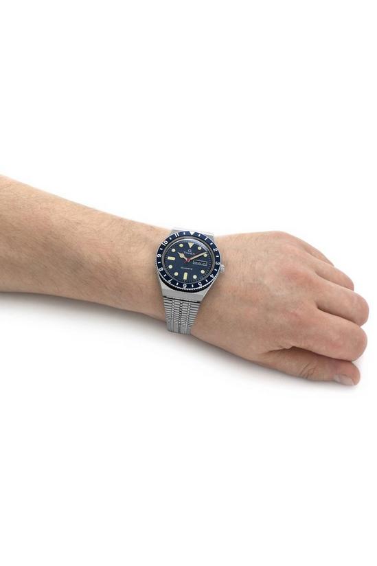 Timex Q Diver Stainless Steel Classic Analogue Quartz Watch - Tw2U61900 6