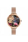 Ted Baker Ammy Floral Stainless Steel Fashion Analogue Watch - Bkpamf104Uo thumbnail 1