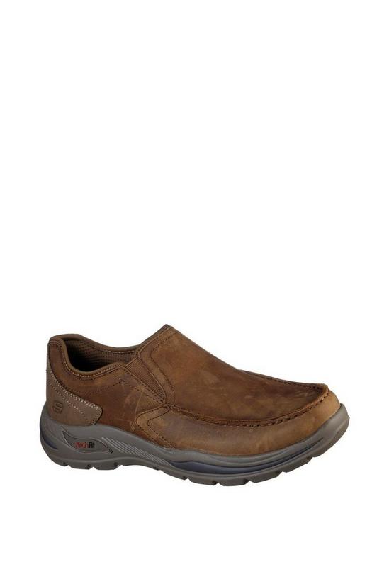 Skechers 'Arch Fit Motley Hust' Leather Slip On Shoes 1