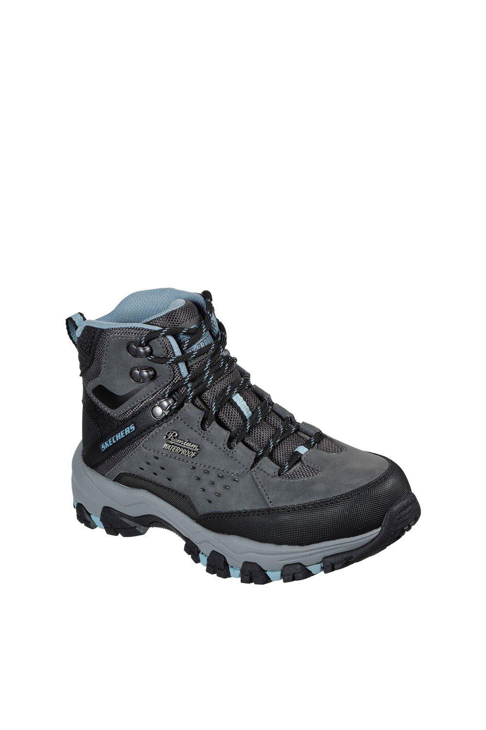 Buy SKECHERS Womens Selmen Waterproof Hiking Shoes Black/Charcoal