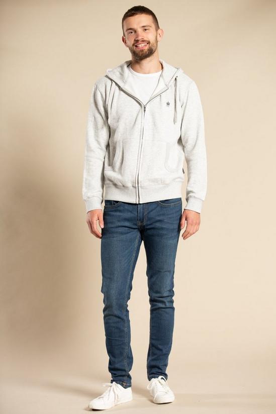 French Connection Cotton Blend Zip Hoody 3