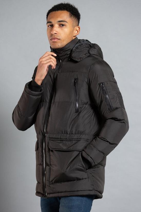 French Connection Hooded Padded Parka Jacket 2
