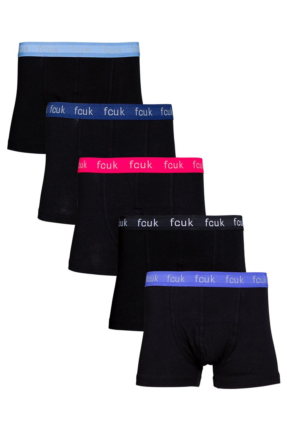 5 Pack Cotton FCUK Boxers