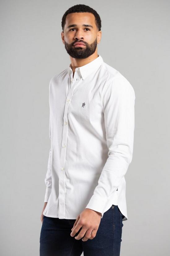 French Connection Cotton Long Sleeve Oxford Shirt 4