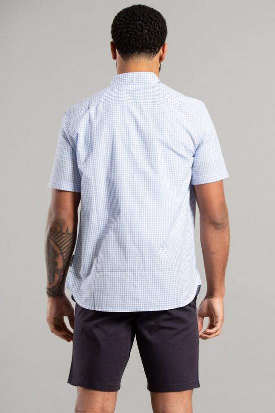 French Connection Cotton Short Sleeve Gingham Shirt 2