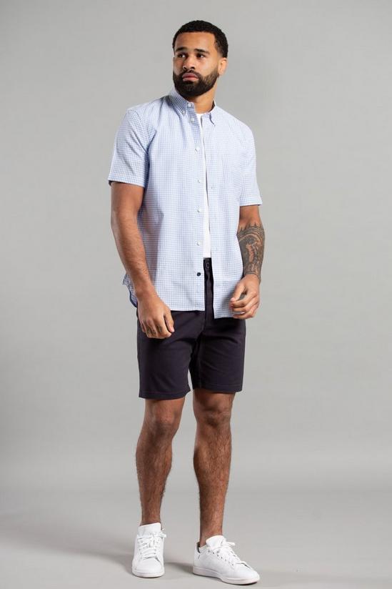 French Connection Cotton Short Sleeve Gingham Shirt 3